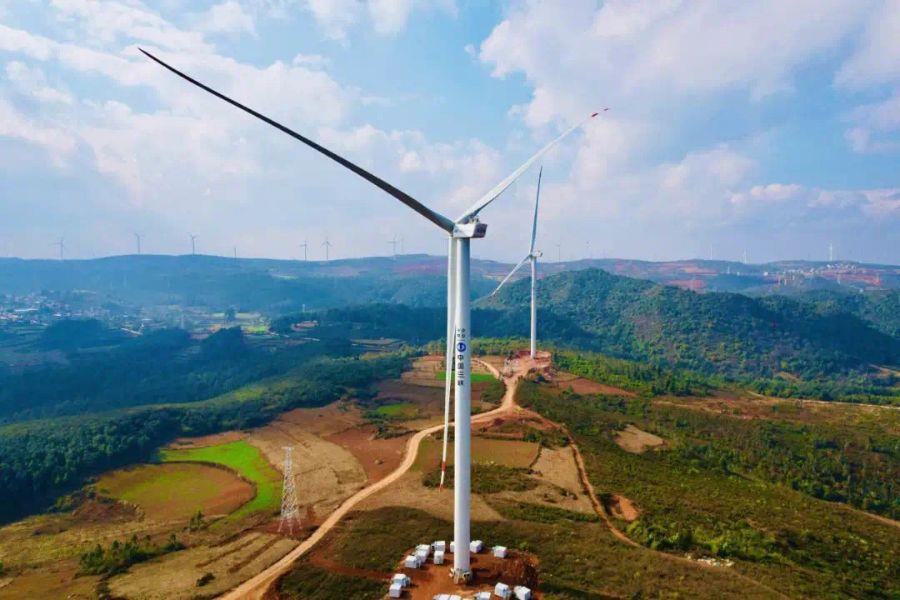 云南彌勒西55萬(wàn)千瓦風(fēng)電場(chǎng)